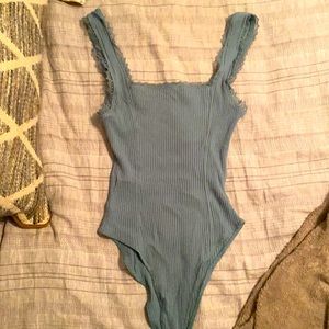 Vintage blue body suit